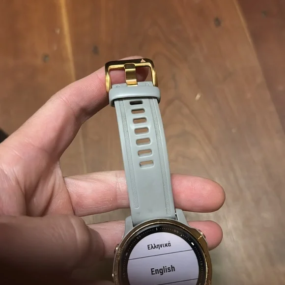 Garmin Fenix 6S - sapphire 47mm - rose gold tone with powder grey band - Picture 3 of 4